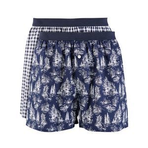CLUBROOM Intimates 2 Pack Navy Boxers Underwear L